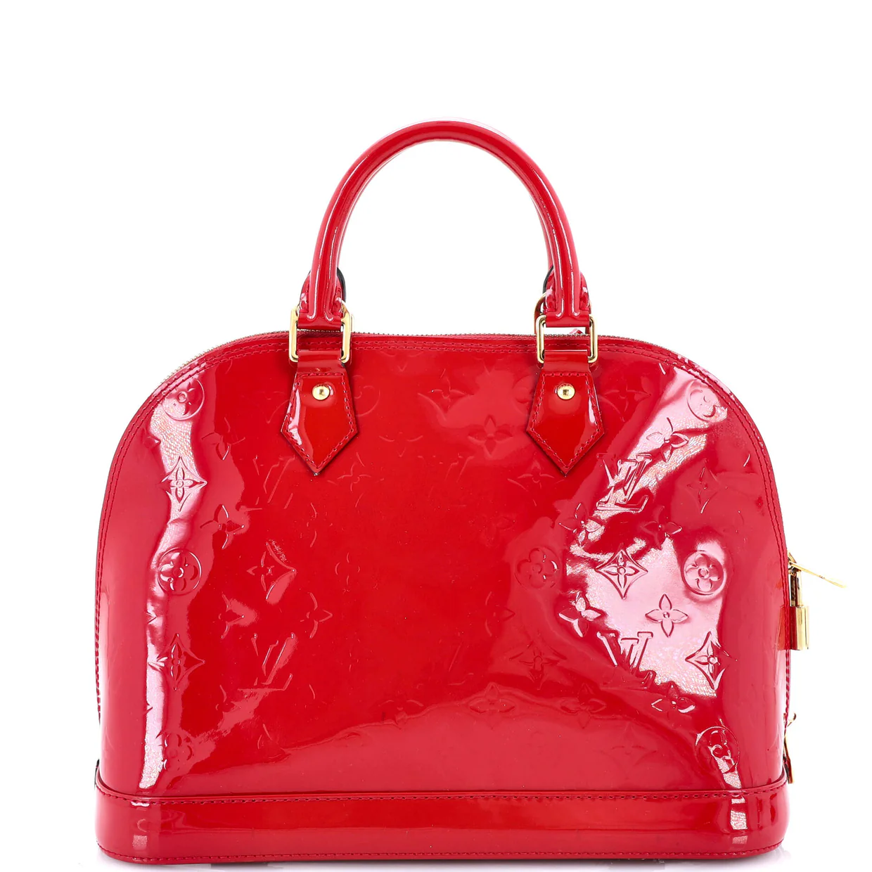 Alma Handbag Monogram Vernis PM - Deep Luxury