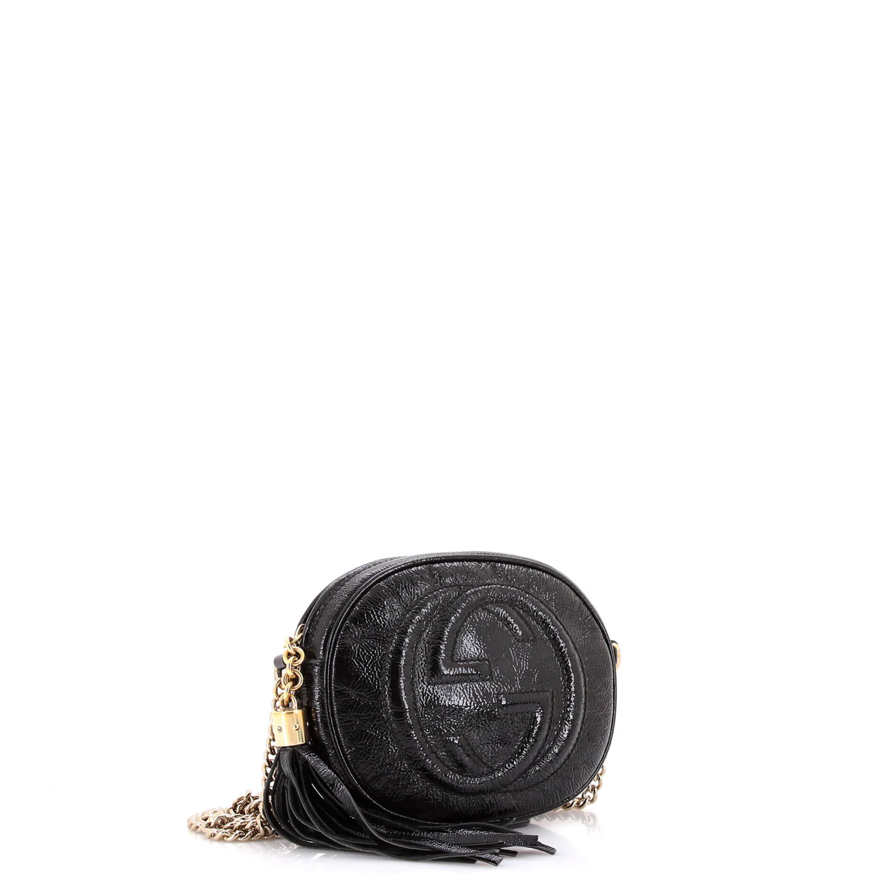 Soho Chain Bag Patent Mini - Deep Luxury