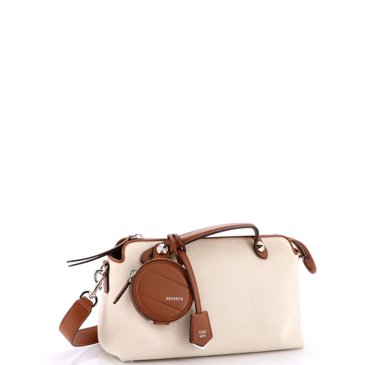 By The Way Satchel Canvas and Leather Small - Deep Luxury
