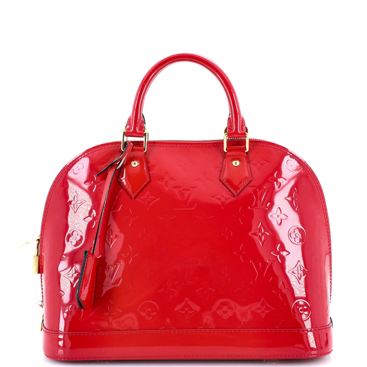 Alma Handbag Monogram Vernis PM - Deep Luxury