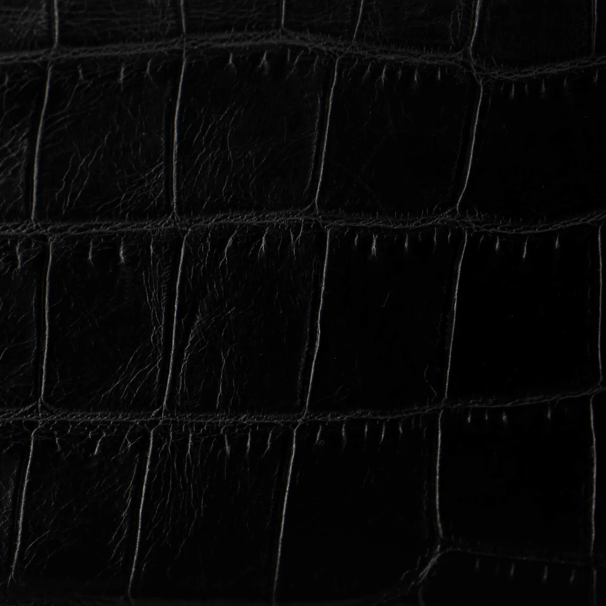 Classic Monogram Tassel Crossbody Bag Crocodile Embossed Leather Small - Deep Luxury