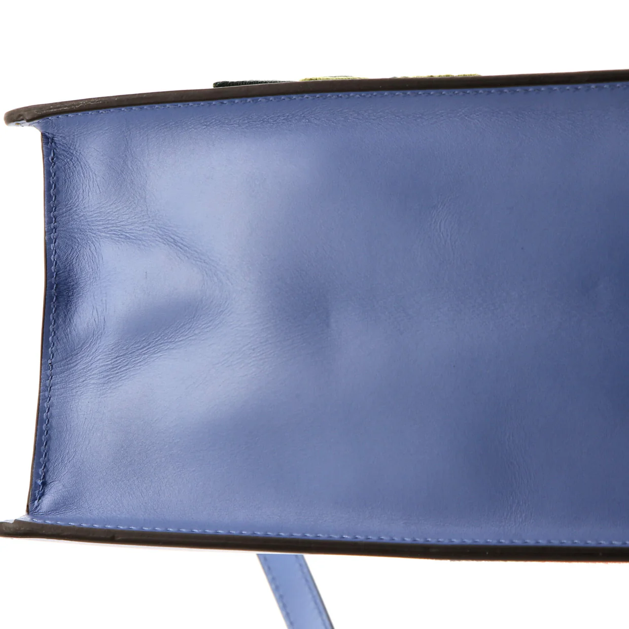 Sylvie Top Handle Bag Embroidered Leather Medium - Deep Luxury