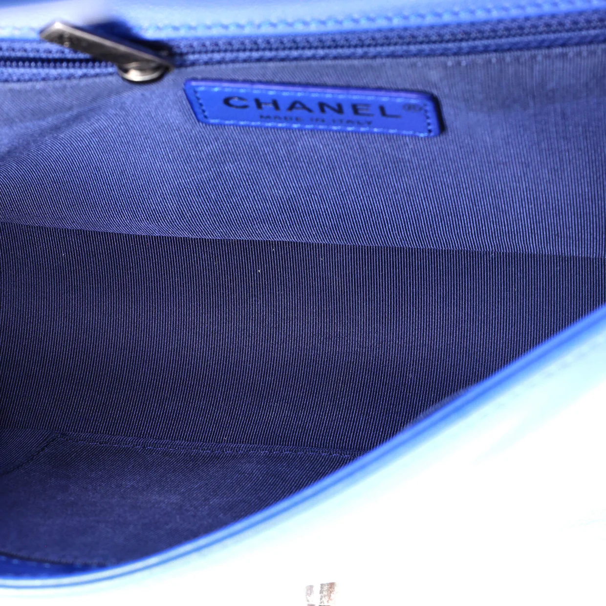 Boy Flap Bag Chevron Calfskin New Medium - Deep Luxury