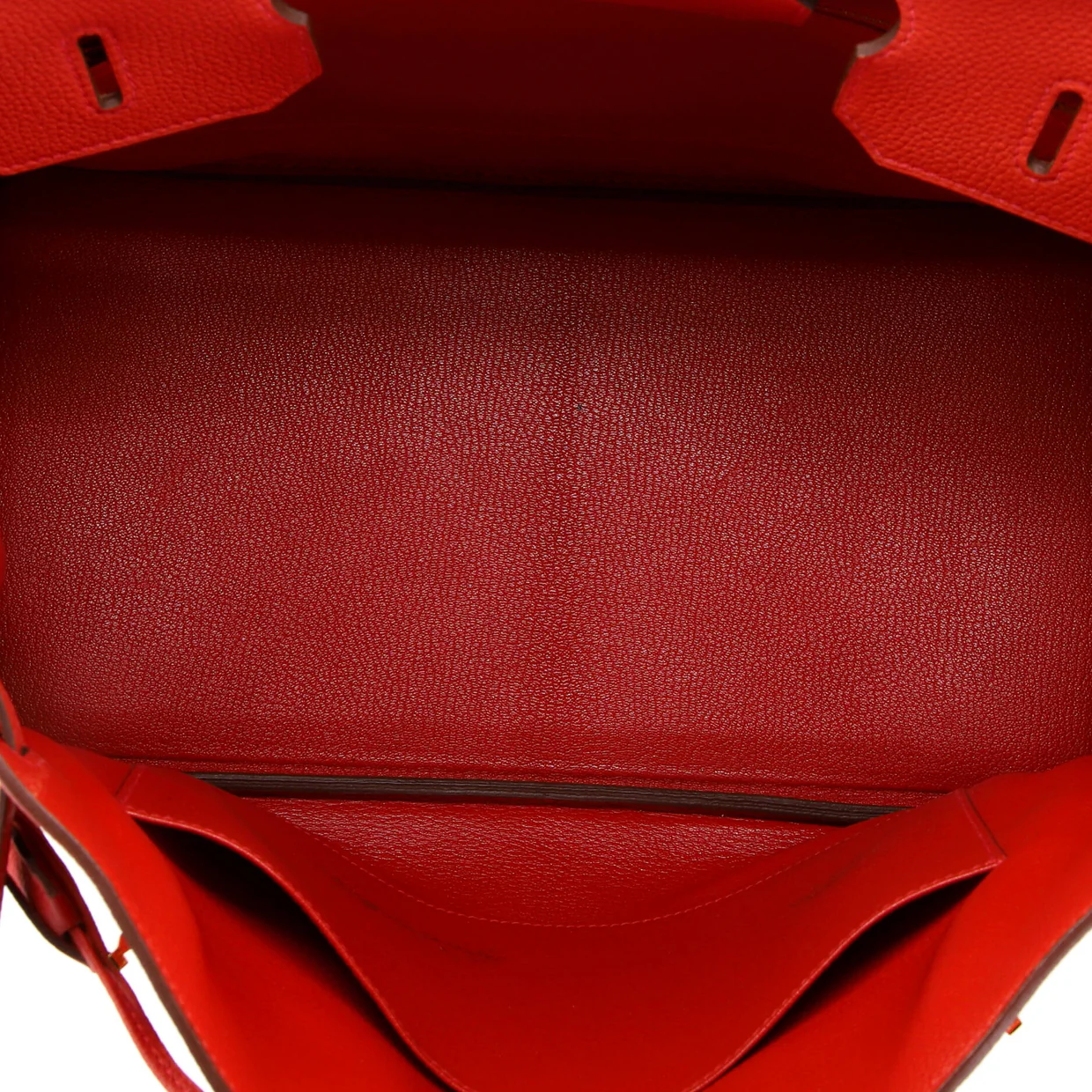 Birkin Handbag Geranium Togo with Gold Hardware 35 - Deep Luxury