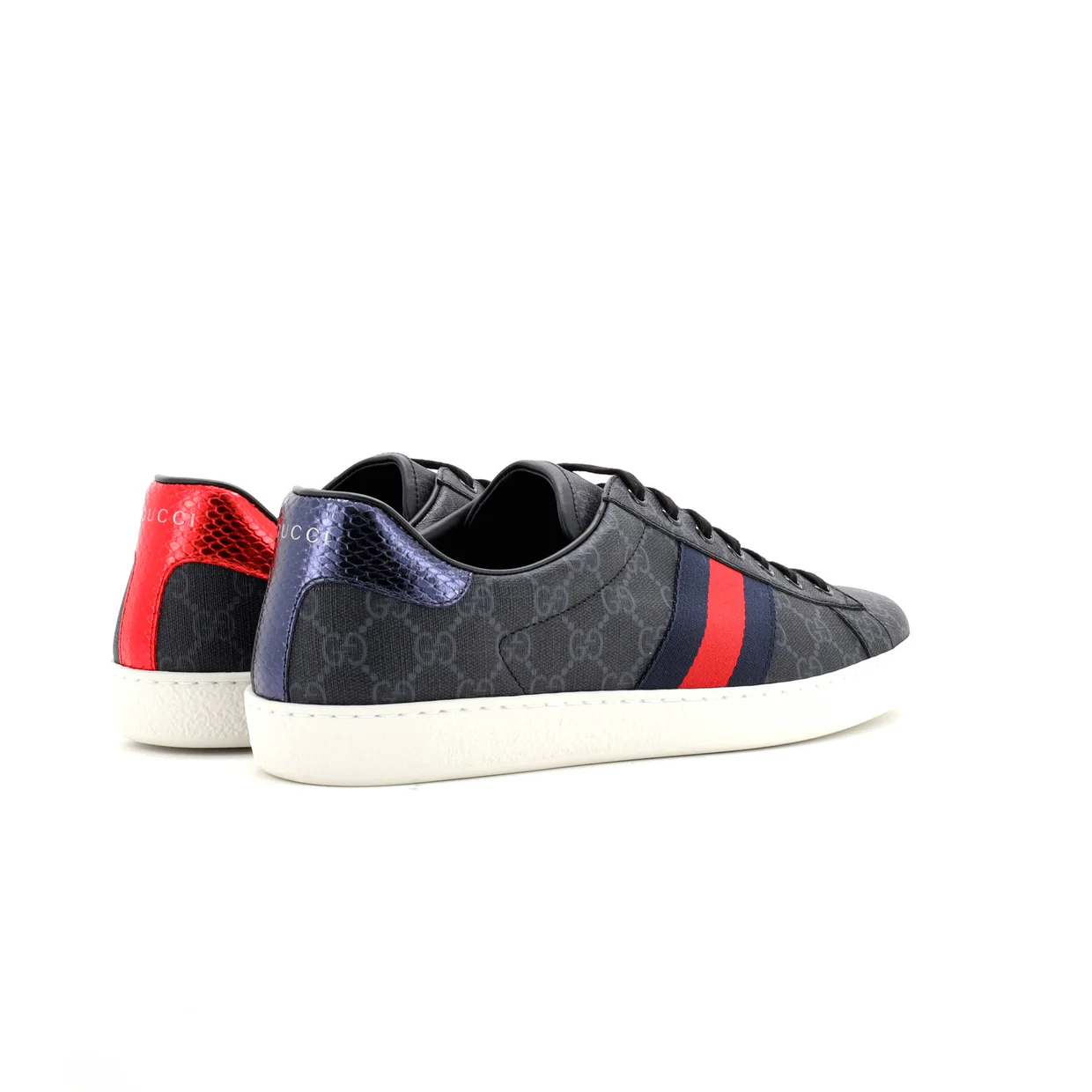 Ace Sneakers GG Coated Canvas - Deep Luxury