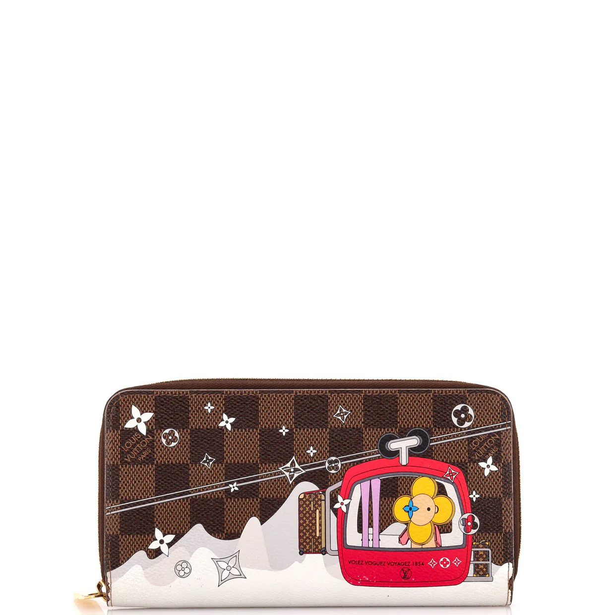Zippy Wallet Limited Edition Vivienne Xmas Damier - Deep Luxury