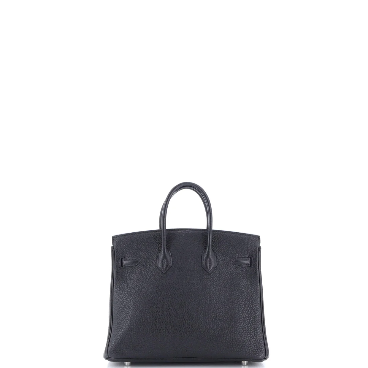 Birkin Handbag Noir Togo with Palladium Hardware 25 - Deep Luxury