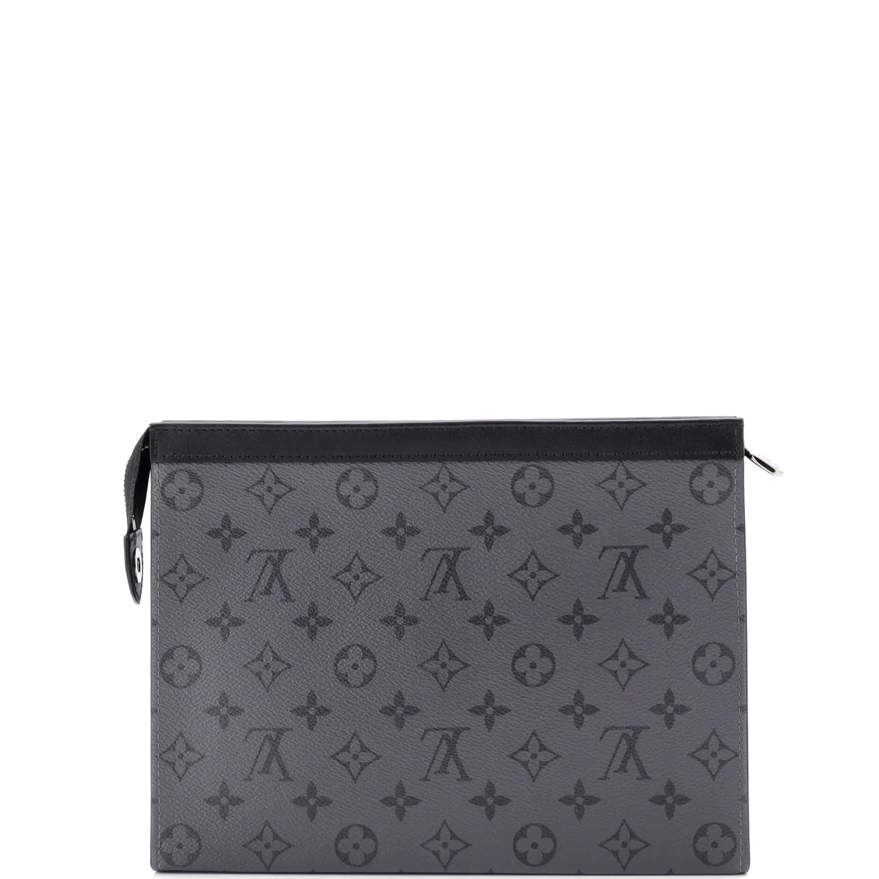 Pochette Voyage Reverse Monogram Eclipse Canvas MM - Deep Luxury