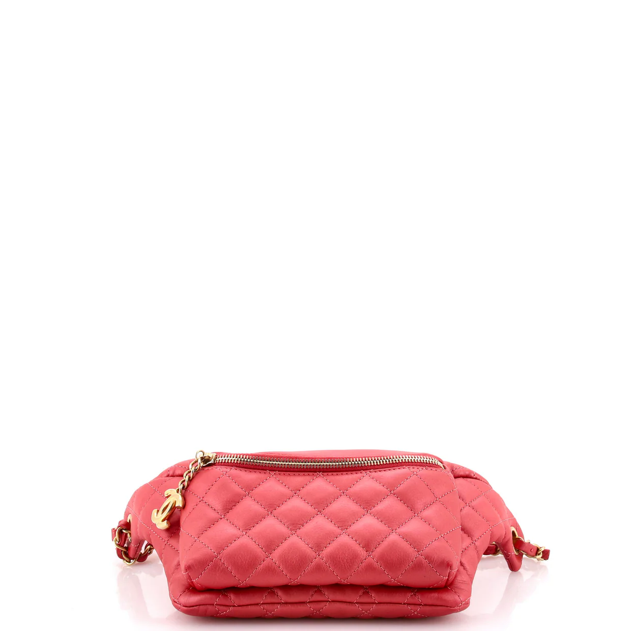 Front Pocket Waist Bag Quilted Calfskin - Deep Luxury