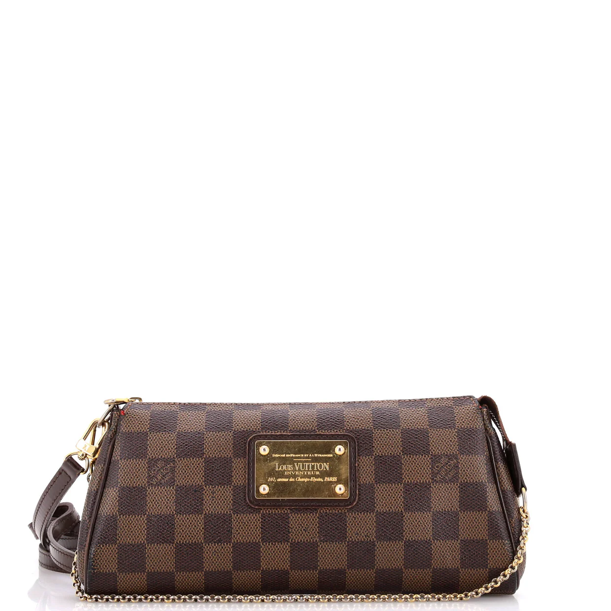 Eva Handbag Damier - Deep Luxury