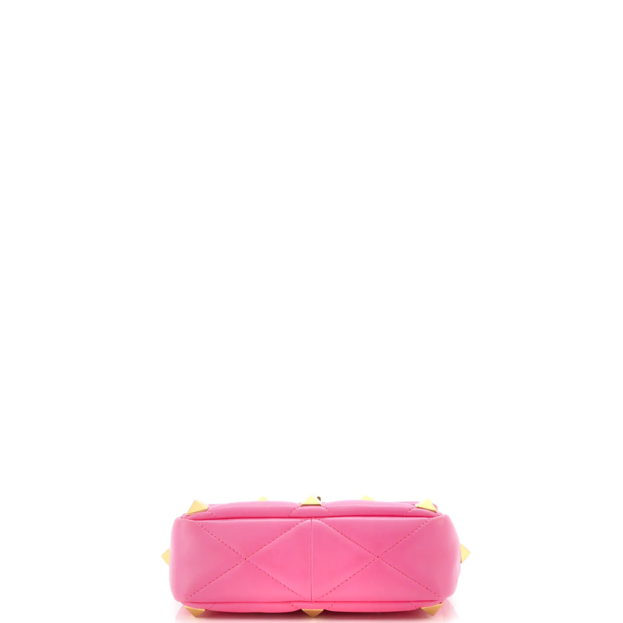 Roman Stud Flap Bag Quilted Leather Medium - Deep Luxury