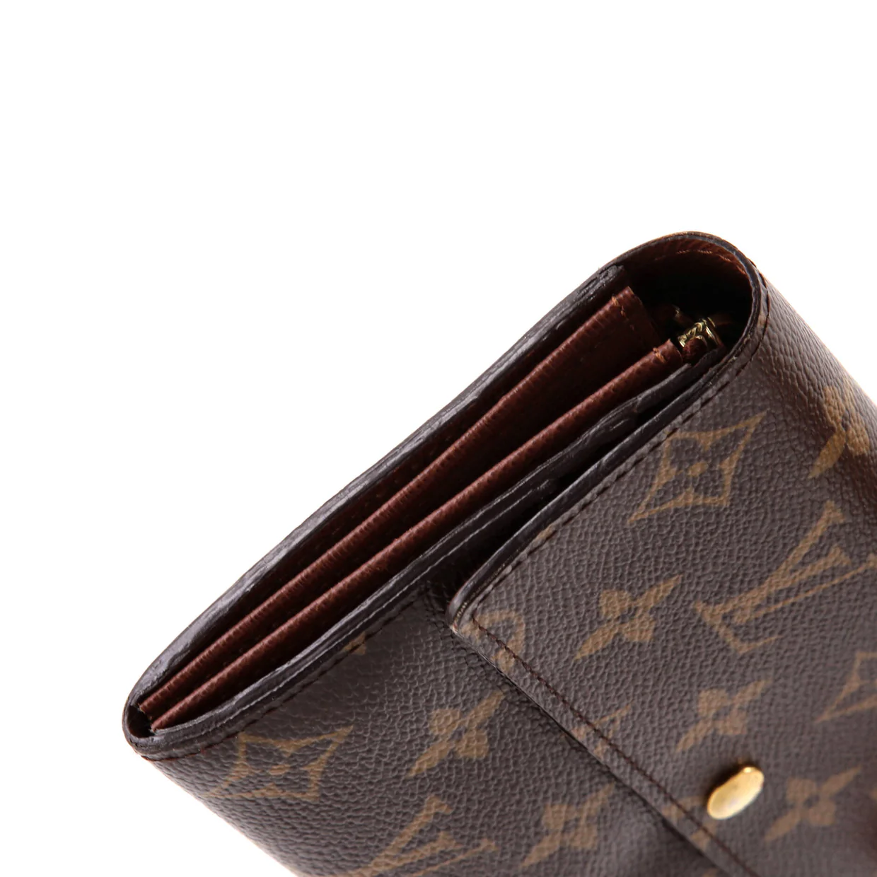 Sarah Wallet Monogram Canvas - Deep Luxury