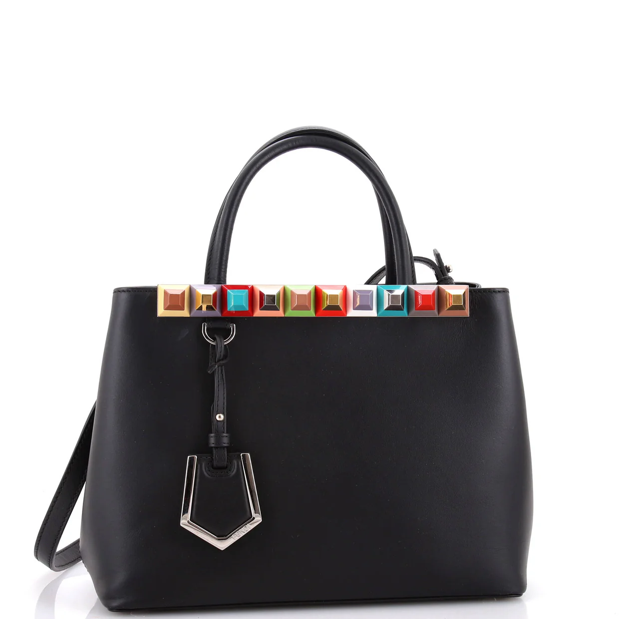 2Jours Bag Studded Leather Petite - Deep Luxury