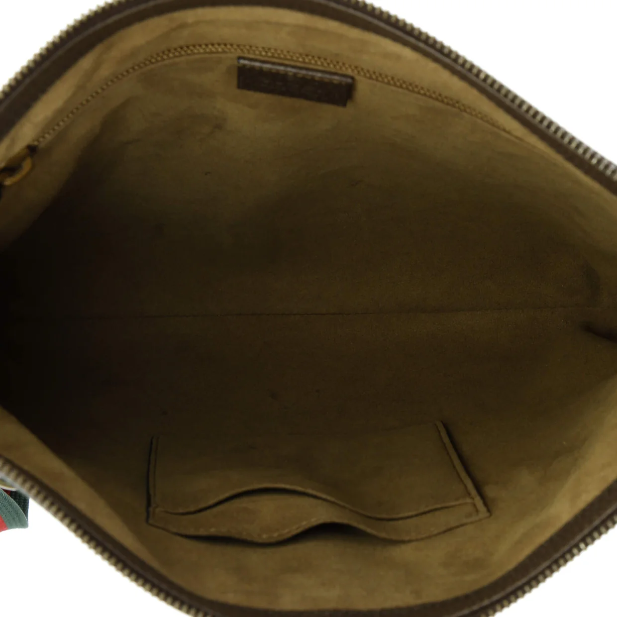 Front Zip Messenger Bengal Print GG Coated Canvas Medium - Deep Luxury