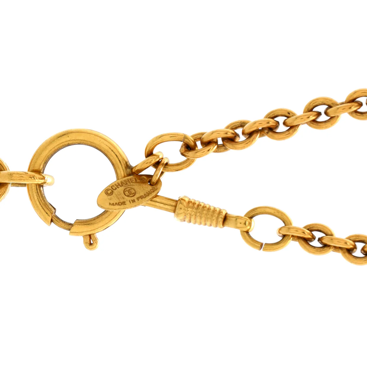 CC Medallion Pendant Necklace Metal - Deep Luxury