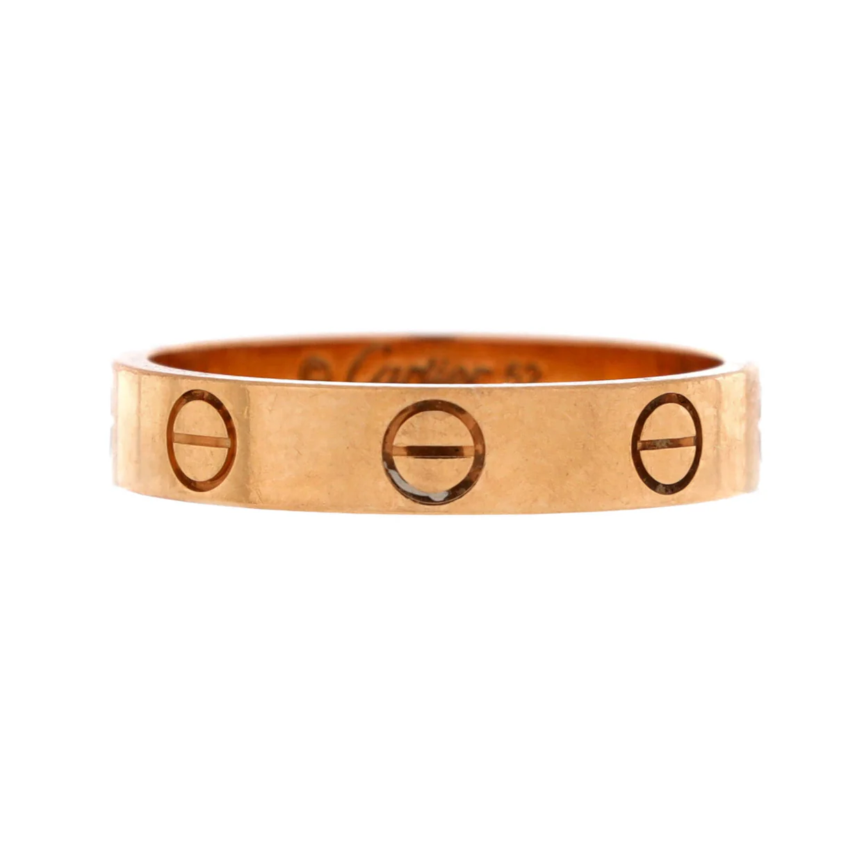 Love Wedding Band Ring 18K Rose Gold - Deep Luxury