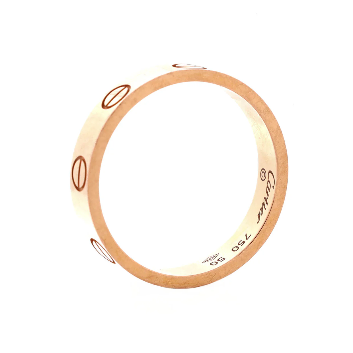 Love Wedding Band Ring 18K Rose Gold - Deep Luxury