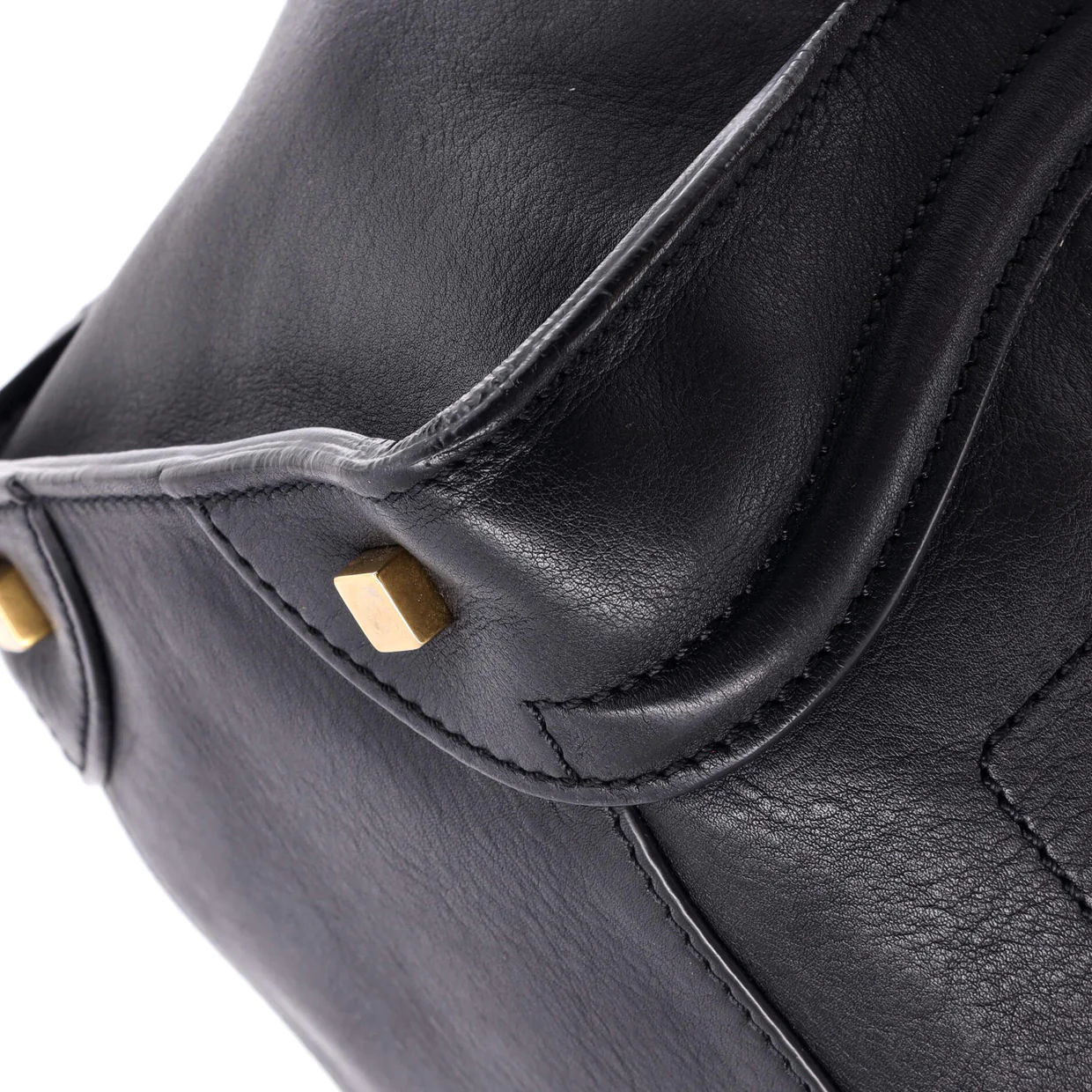 Luggage Bag Smooth Leather Mini - Deep Luxury