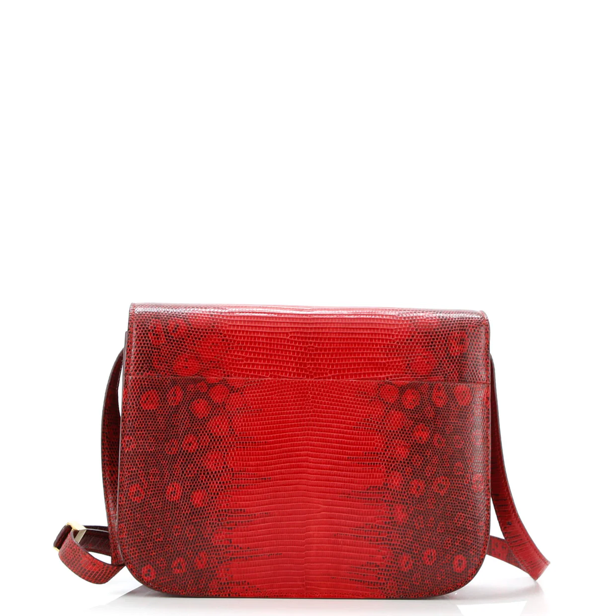 Classic Box Bag Lizard Medium - Deep Luxury