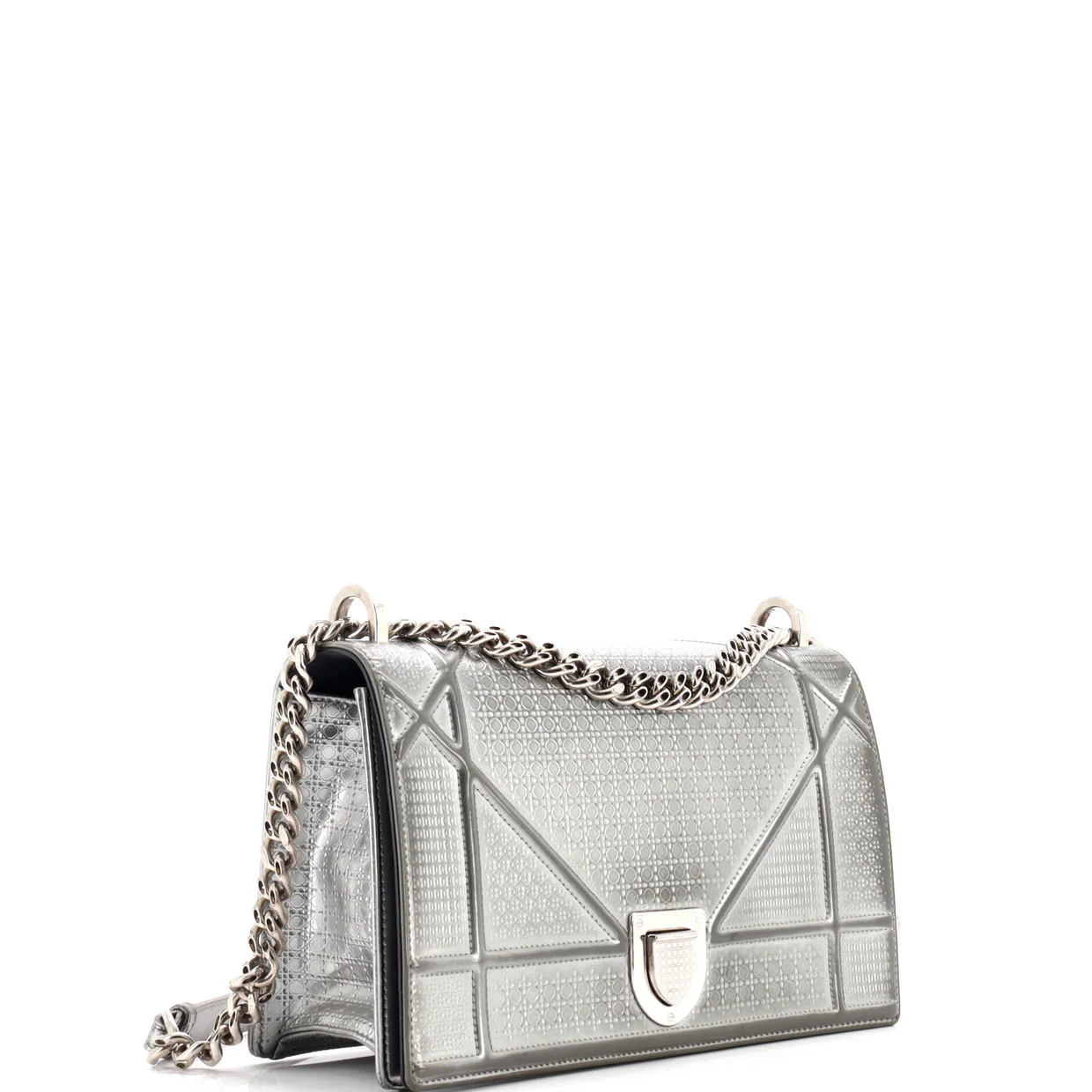 Diorama Flap Bag Cannage Embossed Calfskin Medium - Deep Luxury