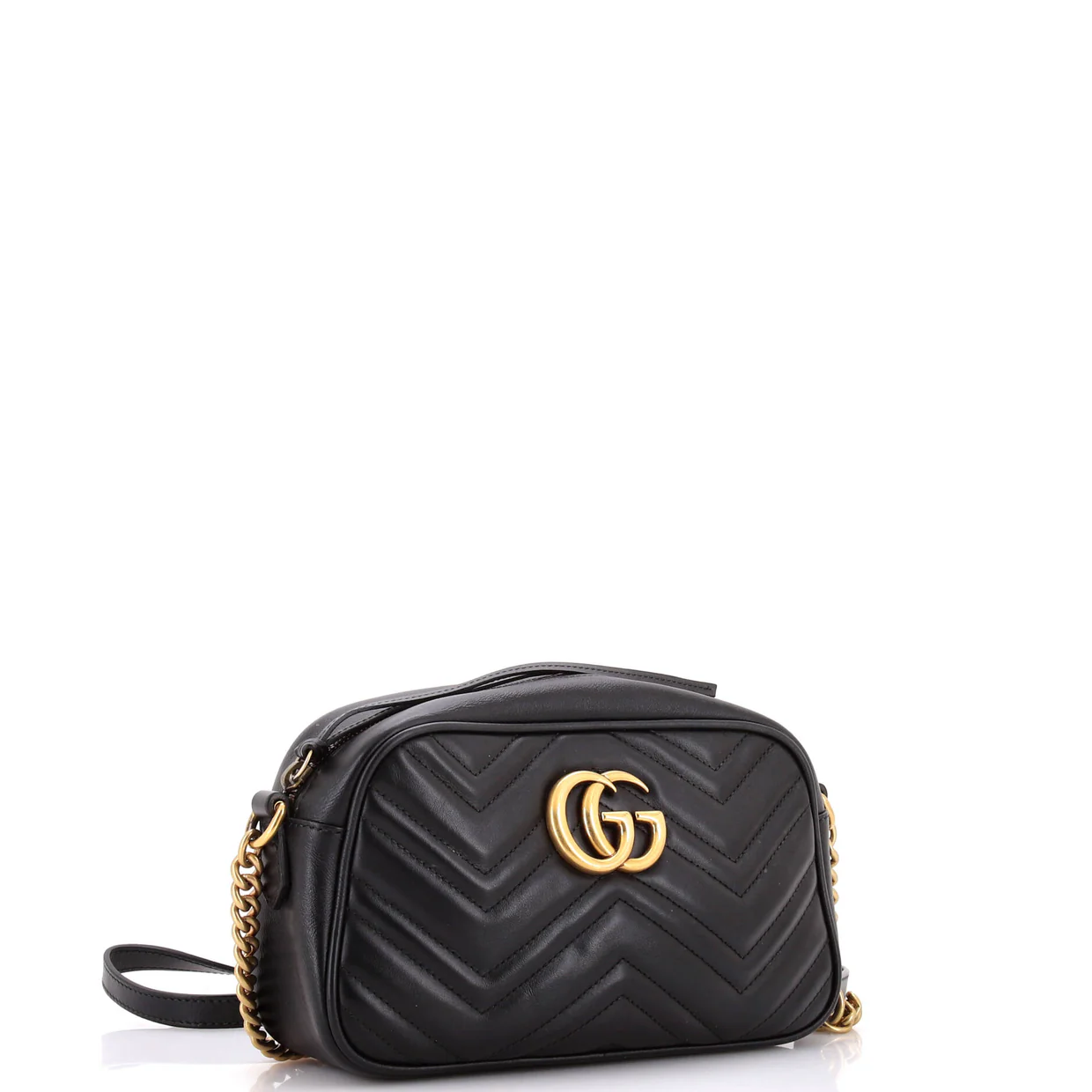 GG Marmont Shoulder Bag Matelasse Leather Small - Deep Luxury