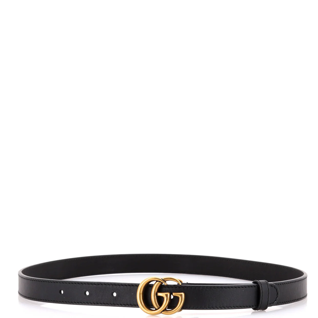 GG Marmont Belt Leather Thin 85 - Deep Luxury