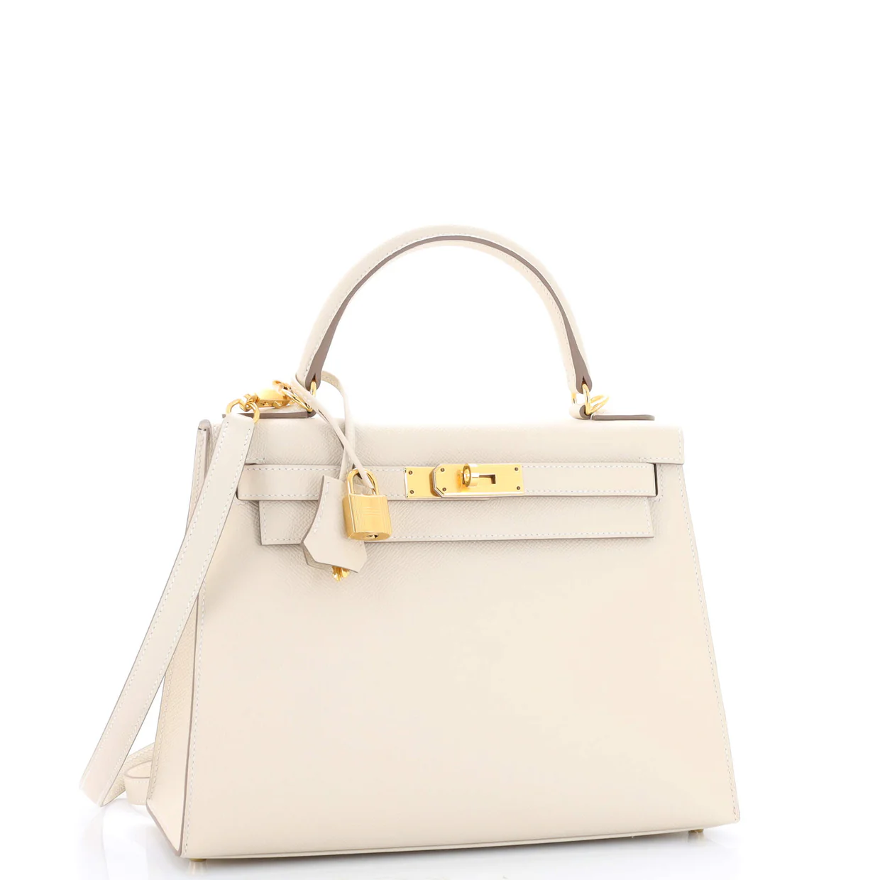 Kelly Handbag Light Epsom with Gold Hardware 28 - Deep Luxury
