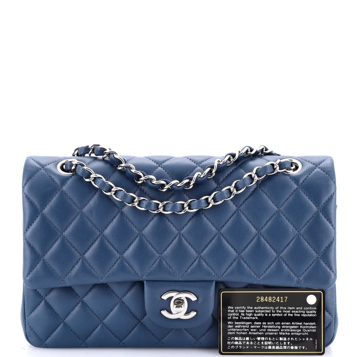 Classic Double Flap Bag Quilted Lambskin Medium - Deep Luxury