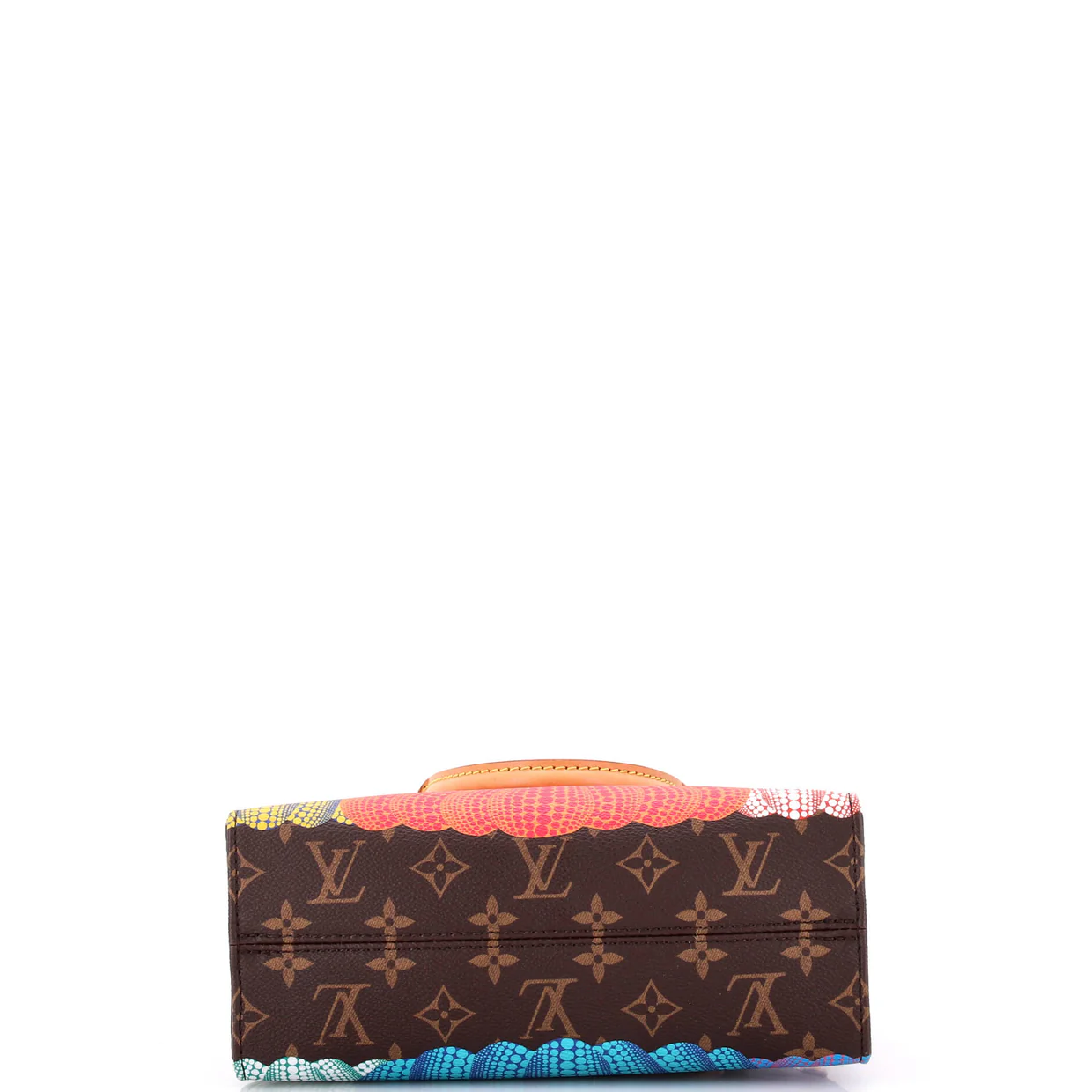 OnTheGo Tote Yayoi Kusama Pumpkins Monogram Canvas PM - Deep Luxury