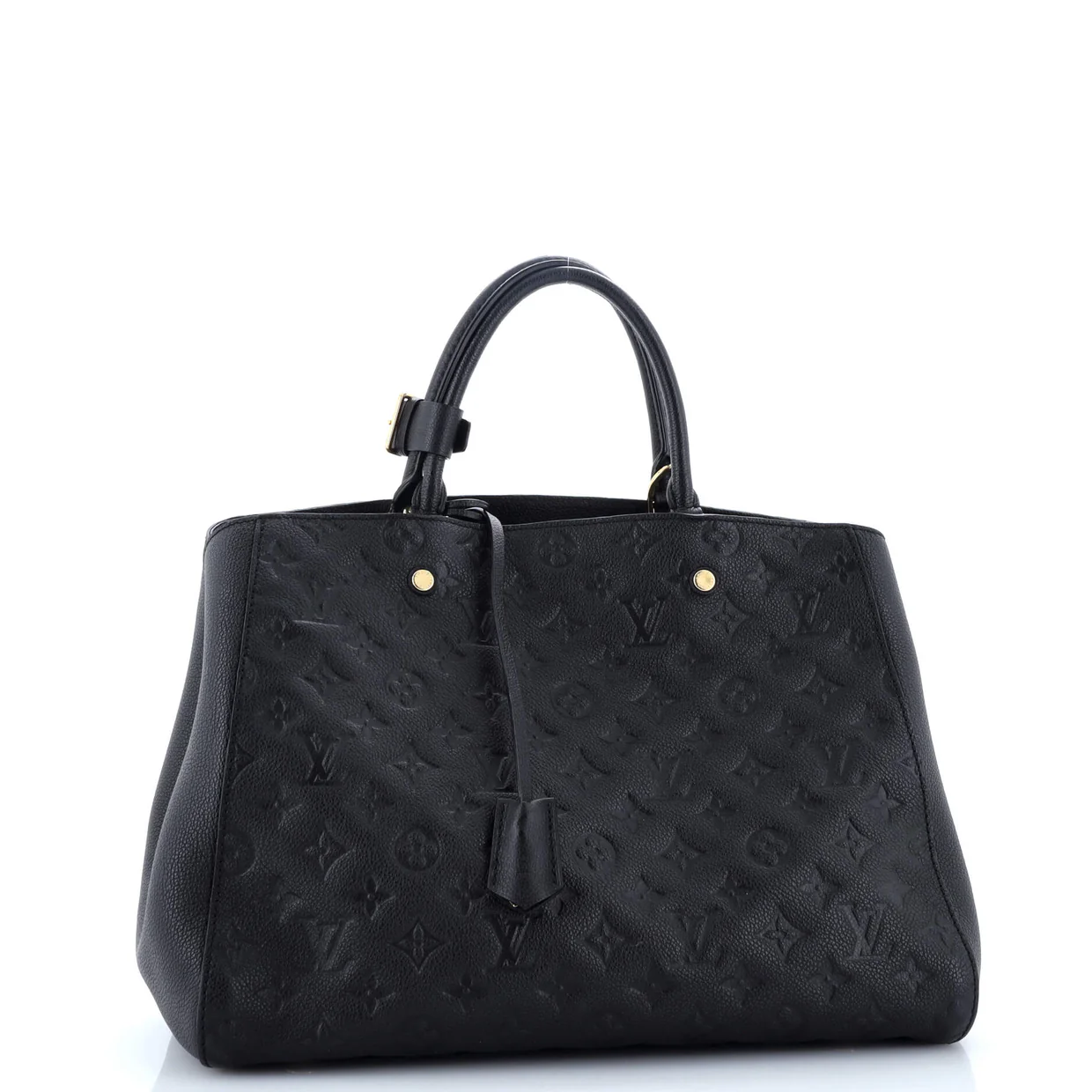 Montaigne Handbag Monogram Empreinte Leather GM - Deep Luxury