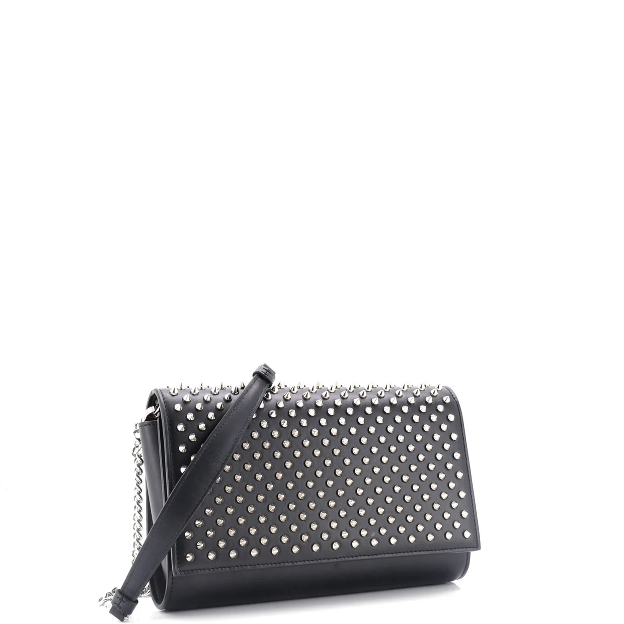 Paloma Clutch Spiked Leather - Deep Luxury