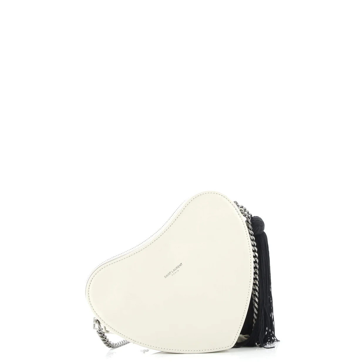 Love Heart Tassel Chain Bag Leather Small - Deep Luxury