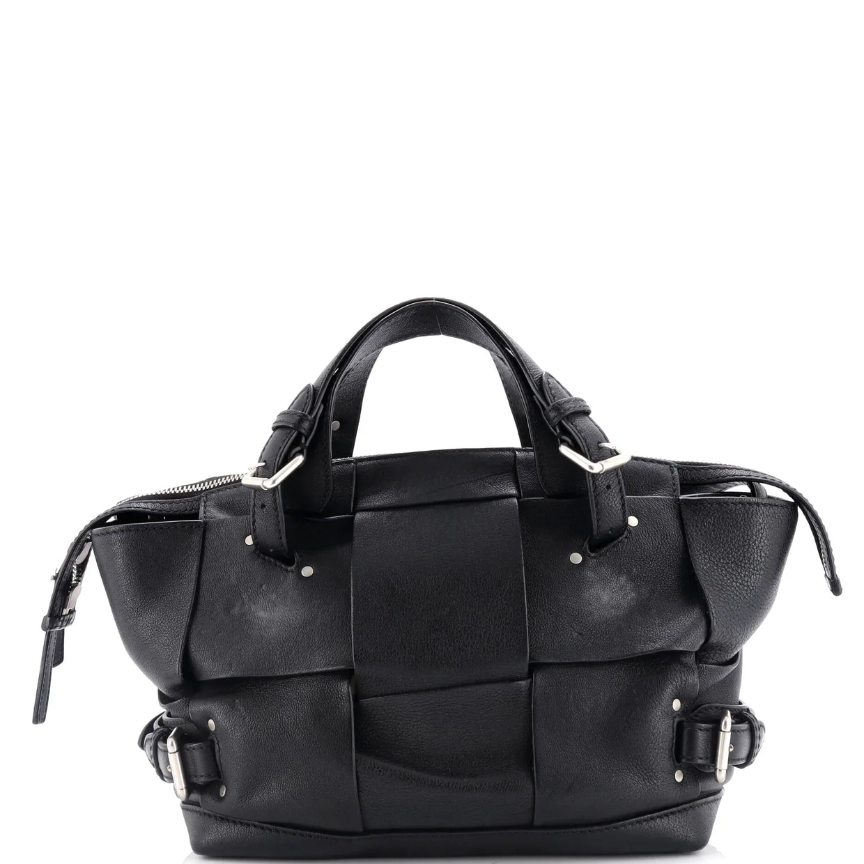 Arco Tool Bag Maxi Intrecciato Leather - Deep Luxury