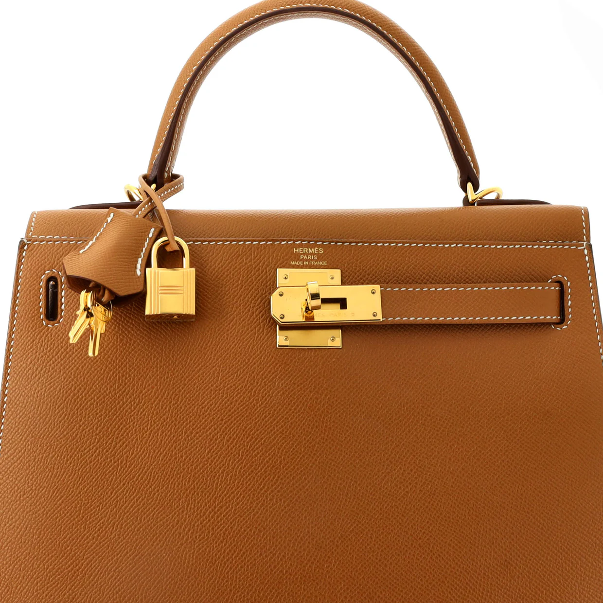 Kelly Handbag Gold Epsom with Gold Hardware 28 - Deep Luxury