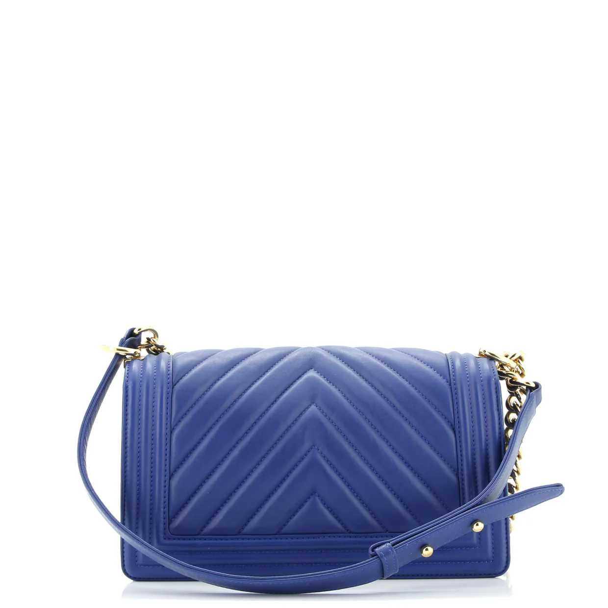 Boy Flap Bag Chevron Lambskin Old Medium - Deep Luxury