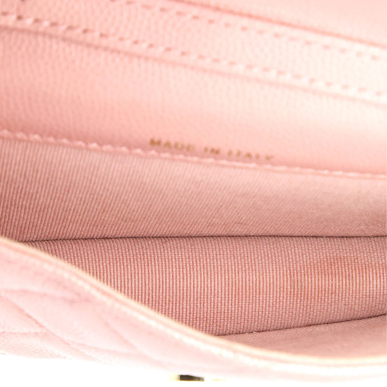 Classic Flap Card Holder on Chain Quilted Caviar Mini - Deep Luxury