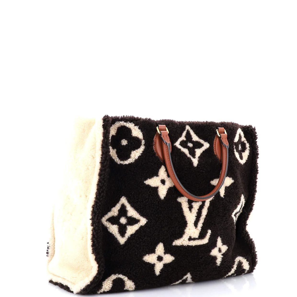 OnTheGo Tote Monogram Giant Teddy Fleece GM - Deep Luxury