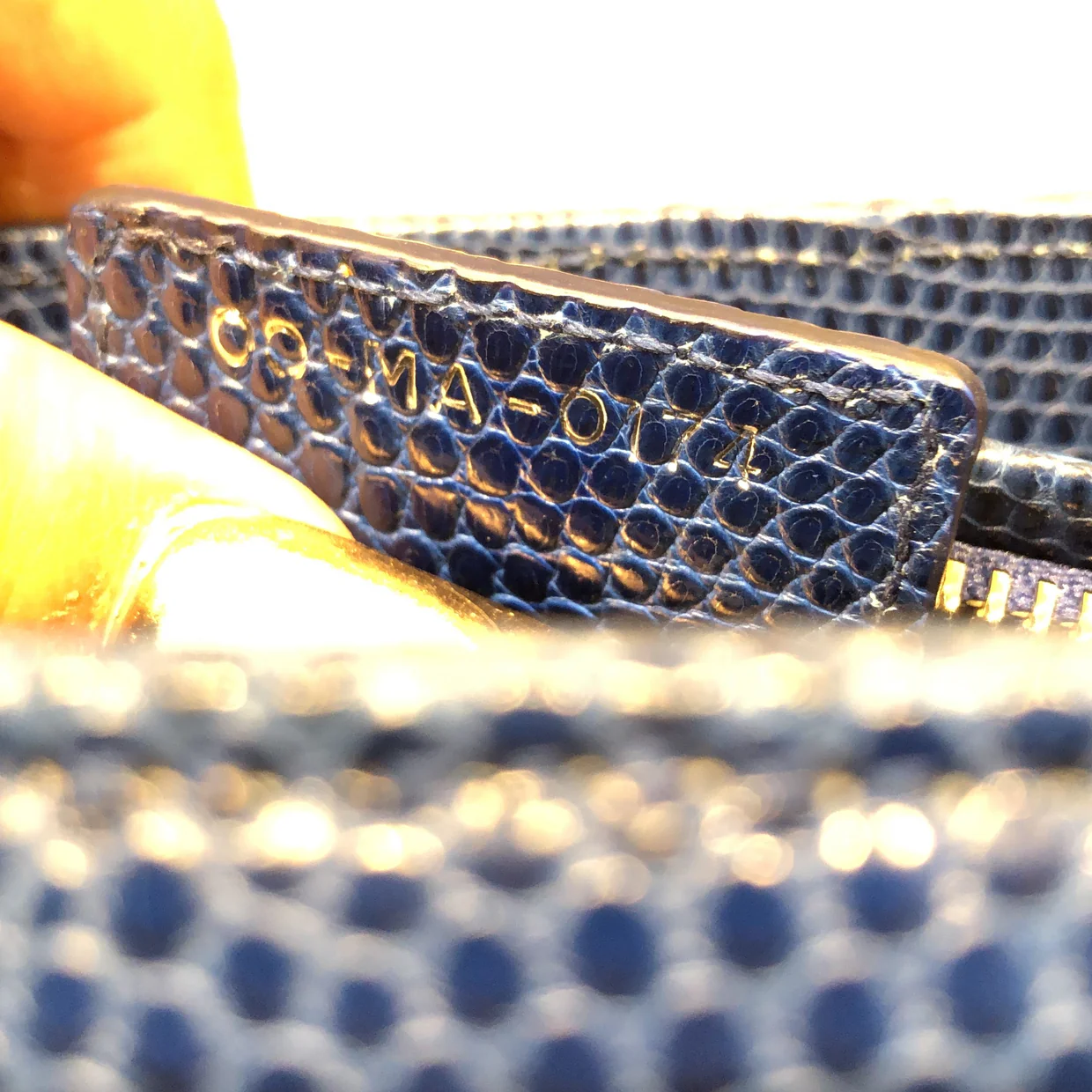 Lady Dior Bag Lizard Medium - Deep Luxury