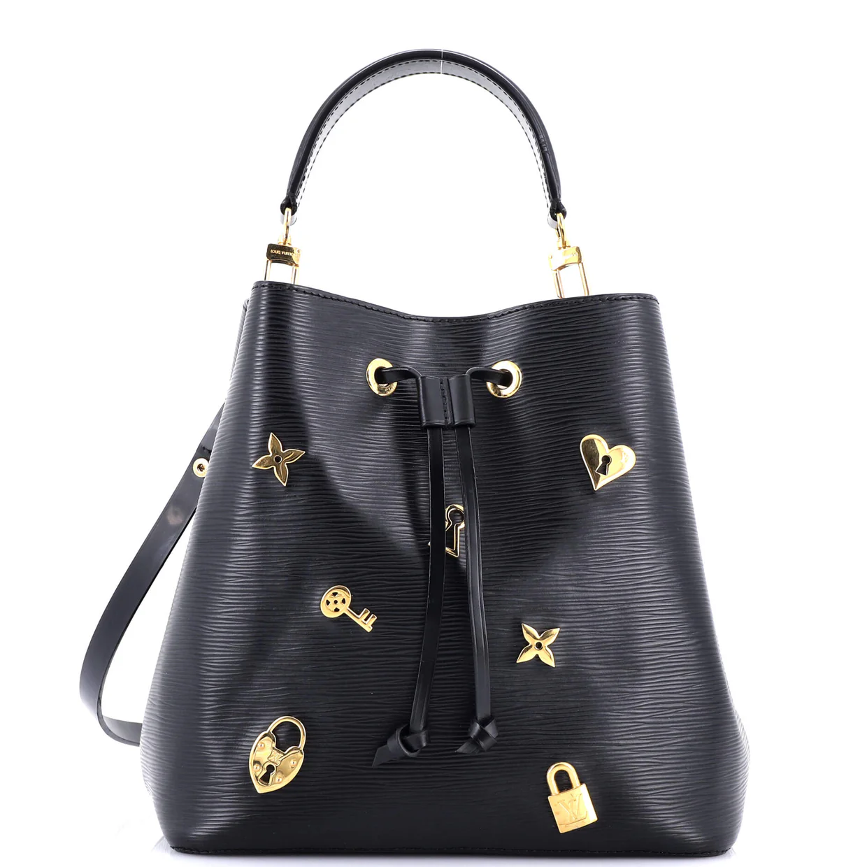 NeoNoe Handbag Love Lock Epi Leather - Deep Luxury