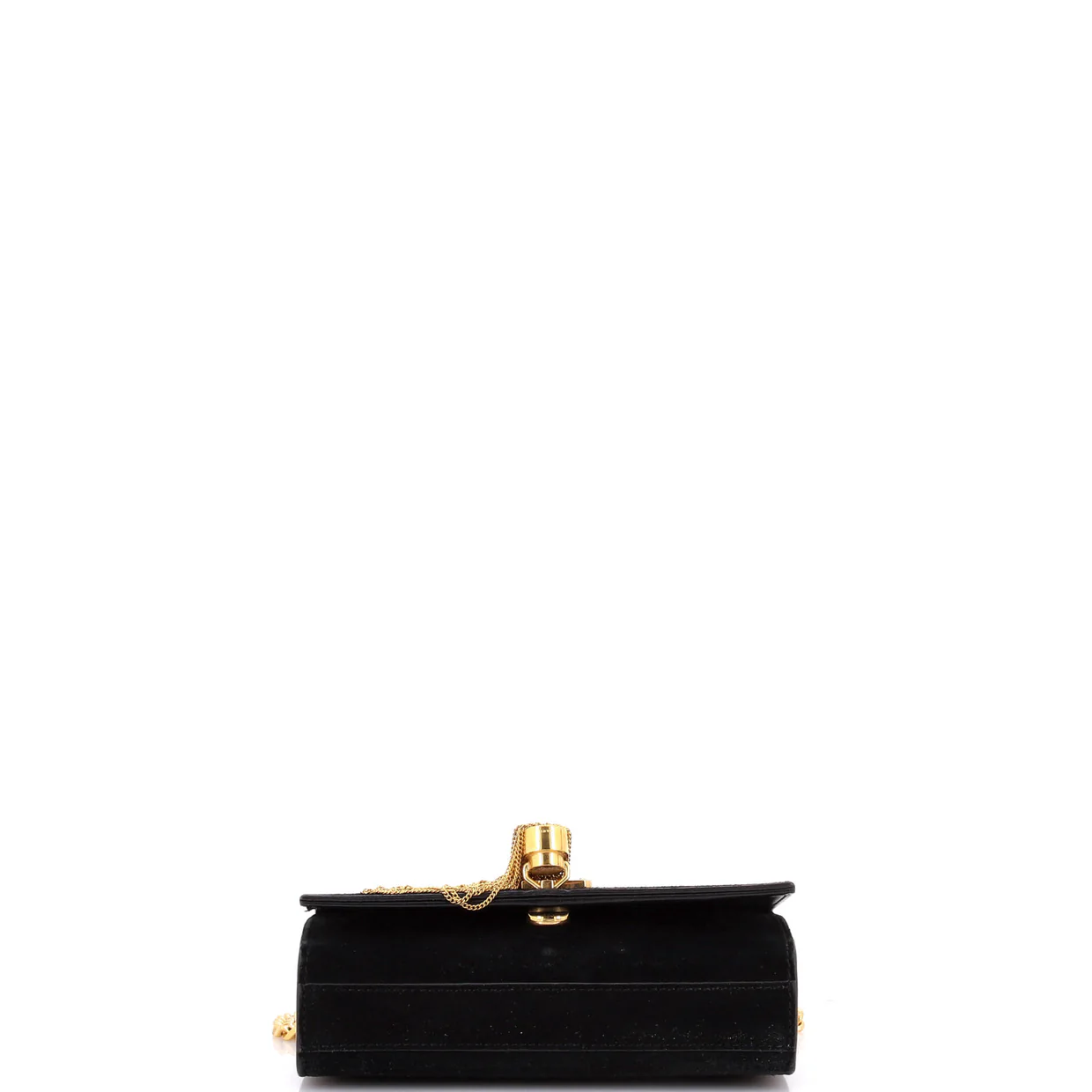 Classic Monogram Tassel Crossbody Bag Suede Small - Deep Luxury