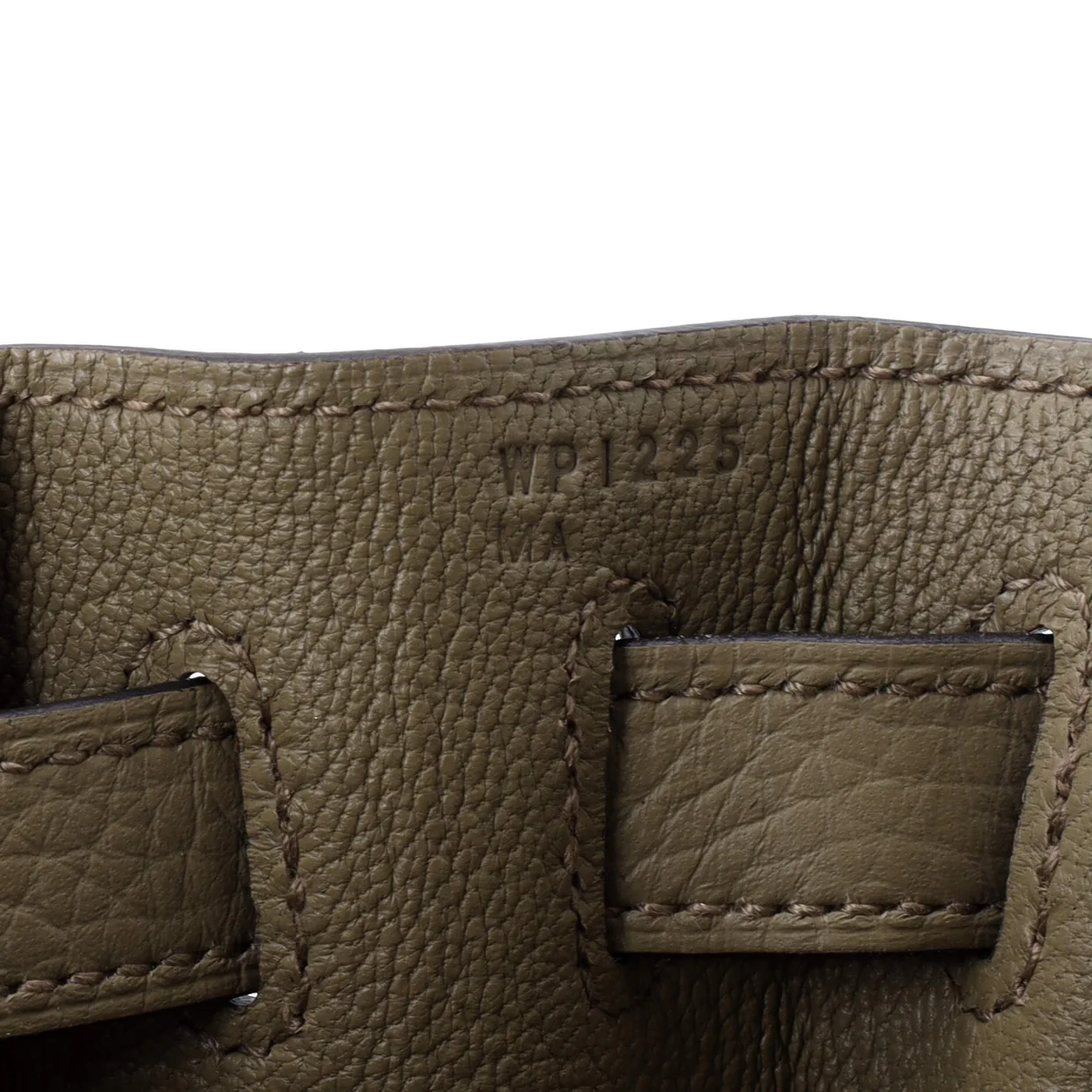 Kelly Handbag Beige Marfa Clemence with Palladium Hardware 28 - Deep Luxury