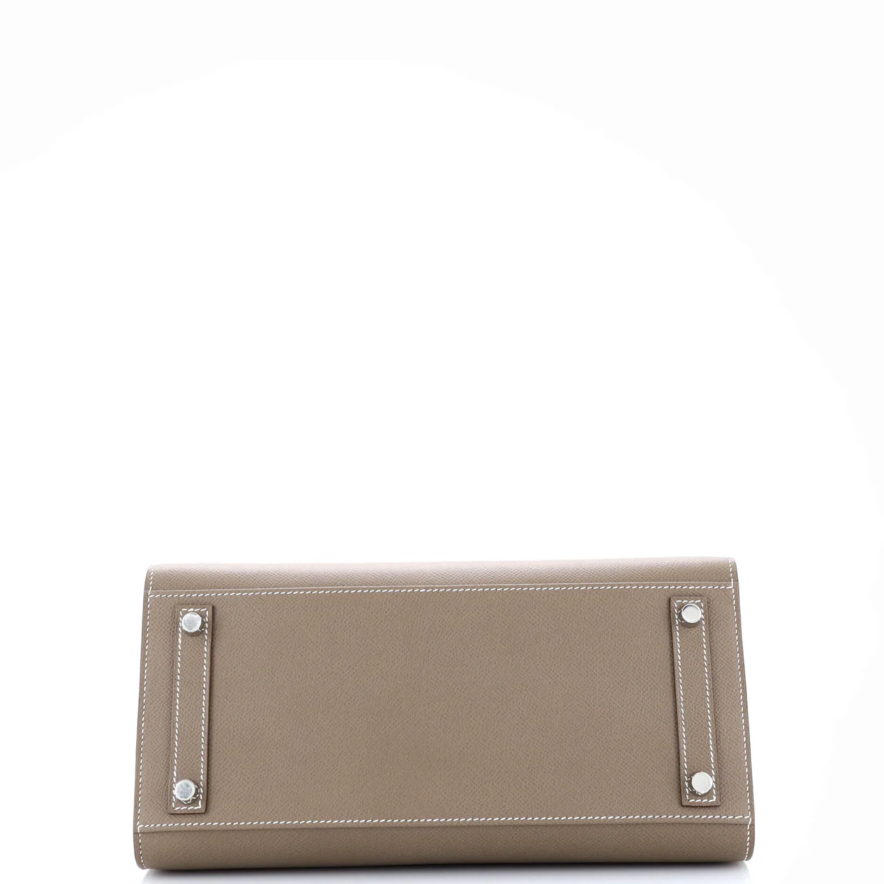 Birkin Sellier Bag Grey Epsom with Palladium Hardware 30 - Deep Luxury