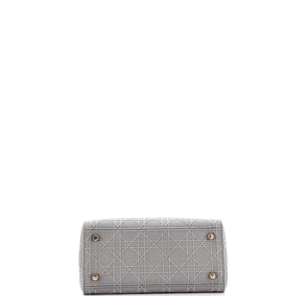 Lady D-Lite Bag Cannage Embroidered Canvas Medium - Deep Luxury