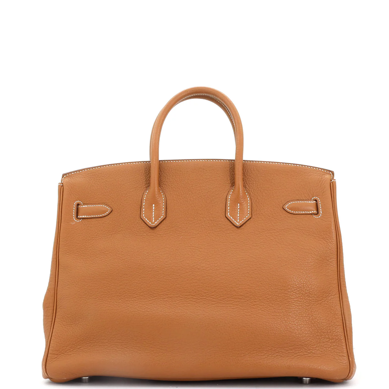 Birkin Handbag Gold Clemence with Palladium Hardware 35 - Deep Luxury