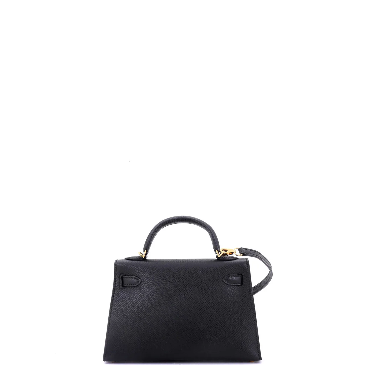Kelly Mini II Bag Noir Epsom with Gold Hardware 20 - Deep Luxury