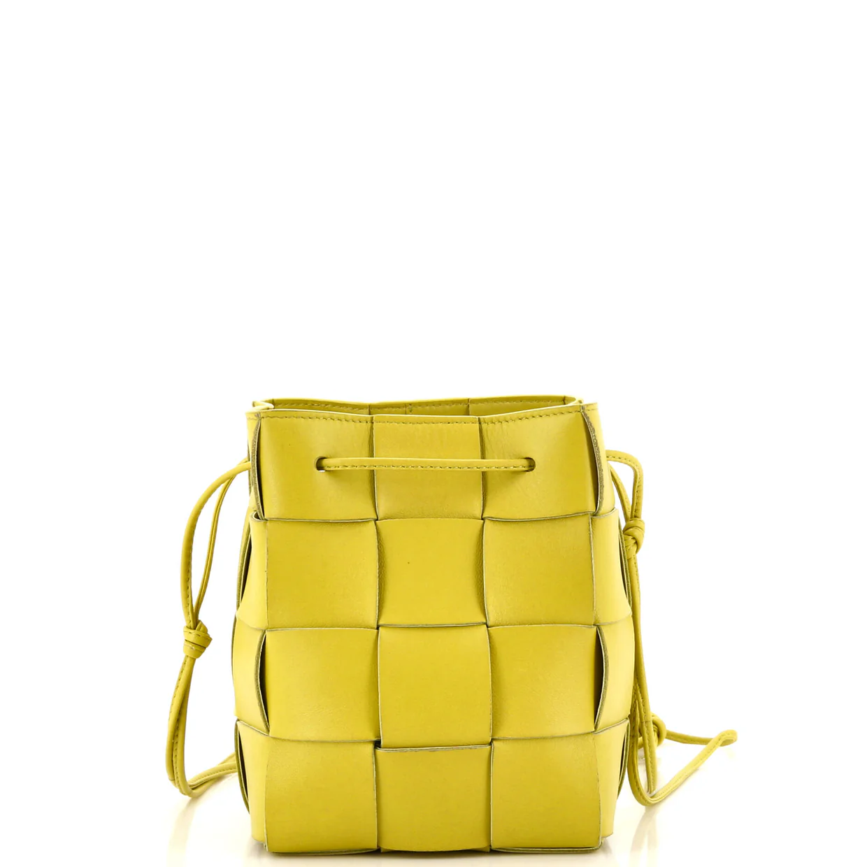 Cassette Bucket Bag Maxi Intrecciato Leather Small - Deep Luxury