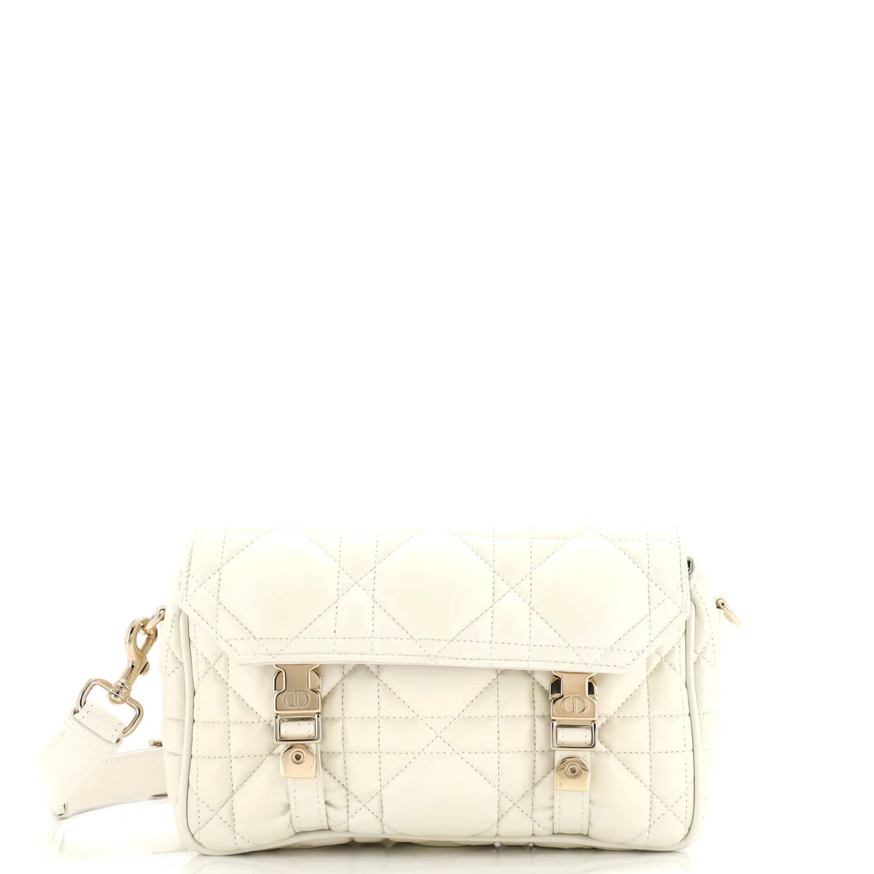 Diorcamp Messenger Bag Padded Macrocannage Quilt Calfskin Small - Deep Luxury