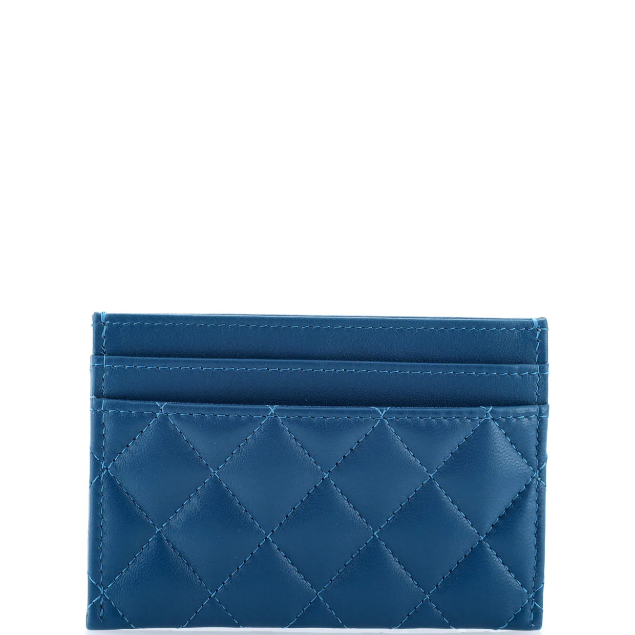 Boy Card Holder Quilted Lambskin - Deep Luxury