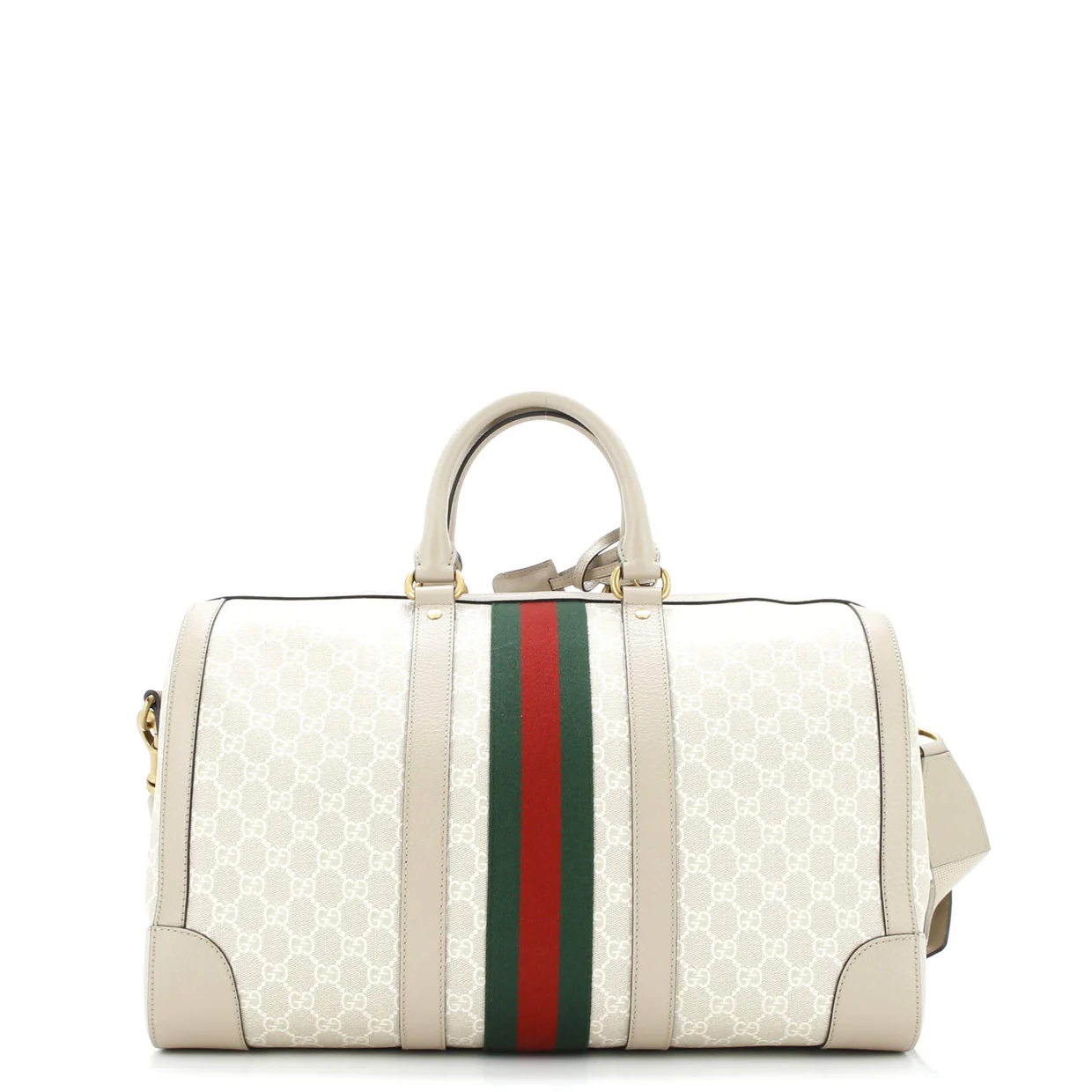 Savoy Web Convertible Duffle Bag GG Coated Canvas Medium - Deep Luxury