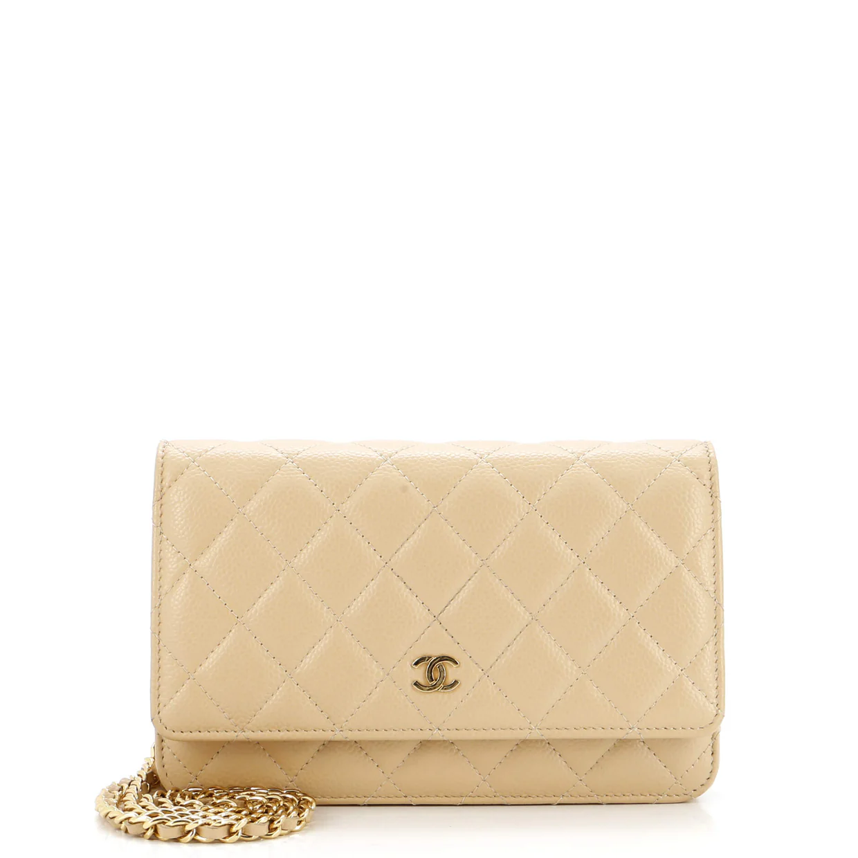 Wallet on Chain Quilted Lambskin - Deep Luxury